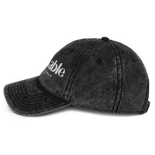 Blackable Vintage Black Dad Hat | Blackable – Black - Owned Woman - Owned Fashion Tech