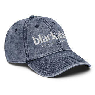 Blackable Vintage Blue Dad Hat | Blackable – Black - Owned Woman - Owned Fashion Tech