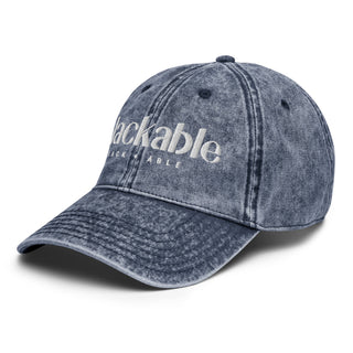 Blackable Vintage Blue Dad Hat | Blackable – Black - Owned Woman - Owned Fashion Tech