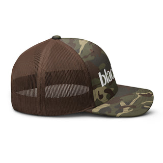Blackable Vintage Camo Trucker Hat | Blackable – Black - Owned Woman - Owned Fashion Tech