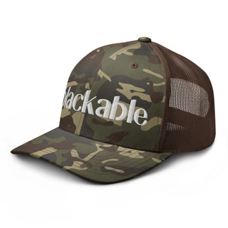 Blackable Vintage Camo Trucker Hat | Blackable – Black - Owned Woman - Owned Fashion Tech