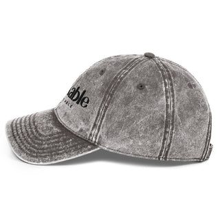 Blackable Vintage Grey Dad Hat | Blackable – Black - Owned Woman - Owned Fashion Tech