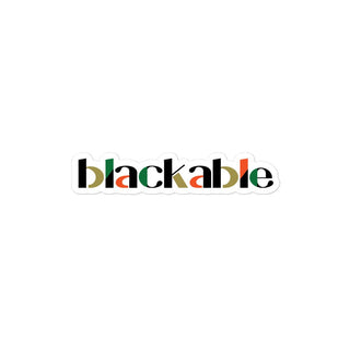 Blackable Vinyl Stickers | Blackable – Black - Owned Woman - Owned Fashion Tech