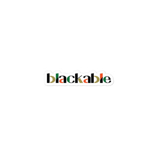 Blackable Vinyl Stickers | Blackable – Black - Owned Woman - Owned Fashion Tech
