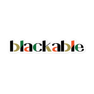 Blackable Vinyl Stickers | Blackable – Black - Owned Woman - Owned Fashion Tech
