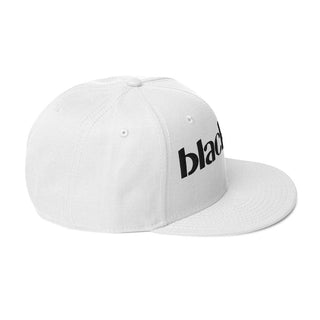 Blackable White Signature Snapback Hat | Blackable – Black - Owned Woman - Owned Fashion Tech