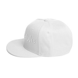 Blackable Whiteout Branded Essentials Snapback | Blackable – Black - Owned Woman - Owned Fashion Tech