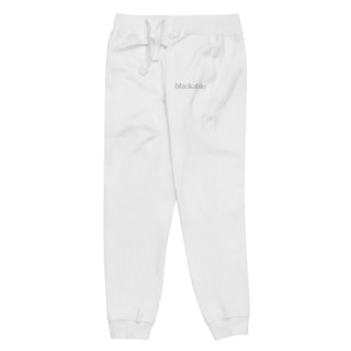 Blackable Whiteout Branded Essentials Sweatpants | Blackable – Black - Owned Woman - Owned Fashion Tech