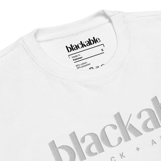 Blackable Whiteout Essentials Sweatshirt | Blackable – Black - Owned Woman - Owned Fashion Tech