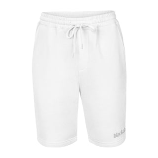Blackable Whiteout Fleece Shorts | Blackable – Black - Owned Woman - Owned Fashion Tech