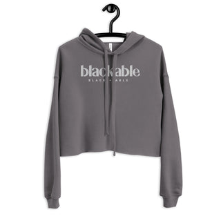 Blackable Women's Branded Essentials Cropped Hoodie | Blackable – Black - Owned Woman - Owned Fashion Tech