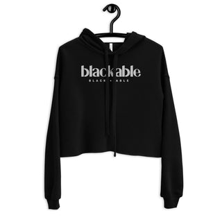 Blackable Women's Branded Essentials Cropped Hoodie | Blackable – Black - Owned Woman - Owned Fashion Tech