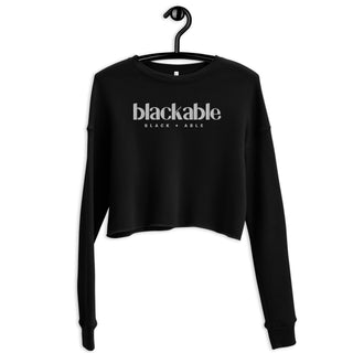 Blackable Women's Branded Essentials Cropped Sweatshirt | Blackable – Black - Owned Woman - Owned Fashion Tech
