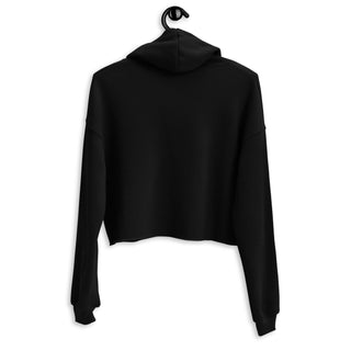 Blackable Women's Cropped Hoodie with XL Signature Logo | Blackable – Black - Owned Woman - Owned Fashion Tech