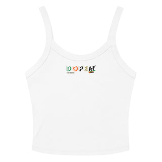 Blackable Women’s DopeAF Micro - rib Tank Top | Blackable – Black - Owned Woman - Owned Fashion Tech
