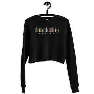 Blackable Women's Signature Cropped Sweatshirt | Blackable – Black - Owned Woman - Owned Fashion Tech