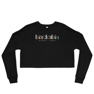 Blackable Women's Signature Cropped Sweatshirt | Blackable – Black - Owned Woman - Owned Fashion Tech