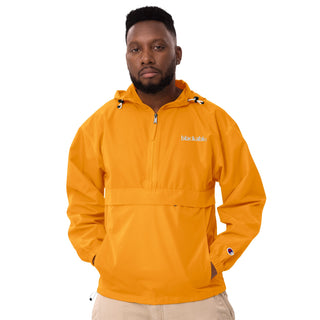 Blackable X Champion Branded Essentials Packable Jacket | Blackable – Black - Owned Woman - Owned Fashion Tech