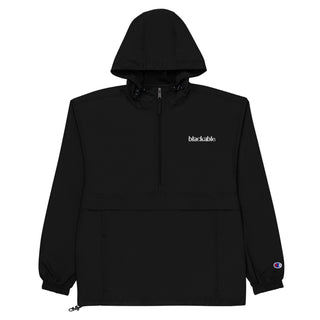 Blackable X Champion Branded Essentials Packable Jacket | Blackable – Black - Owned Woman - Owned Fashion Tech