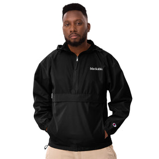 Blackable X Champion Branded Essentials Packable Jacket | Blackable – Black - Owned Woman - Owned Fashion Tech