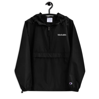 Blackable X Champion Branded Essentials Packable Jacket | Blackable – Black - Owned Woman - Owned Fashion Tech