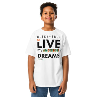 Blackable Youth Ancestors' Dreams Classic Tee | Blackable – Black - Owned Woman - Owned Fashion Tech