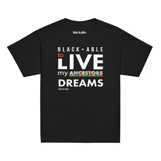 Blackable Youth Ancestors' Dreams Classic Tee | Blackable – Black - Owned Woman - Owned Fashion Tech