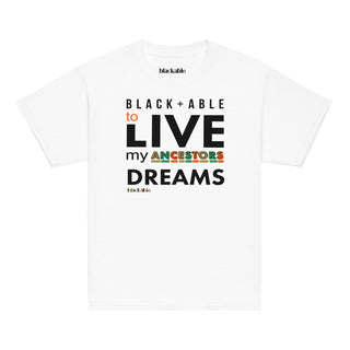 Blackable Youth Ancestors' Dreams Classic Tee | Blackable – Black - Owned Woman - Owned Fashion Tech