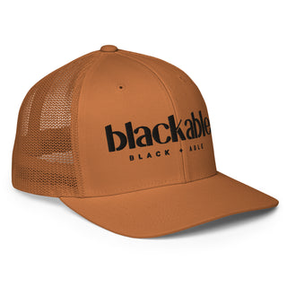 Blackable Trucker Hat (Closed-back/Gold)