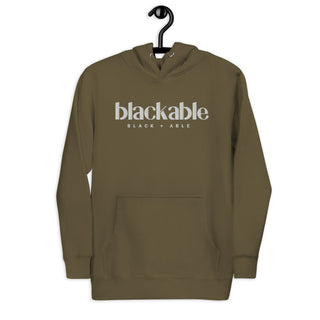 Logo Hoodie – Classic Unisex Fit | Blackable – Black - Owned Woman - Owned Fashion Tech