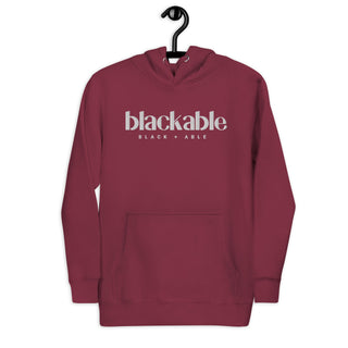Logo Hoodie – Classic Unisex Fit | Blackable – Black - Owned Woman - Owned Fashion Tech