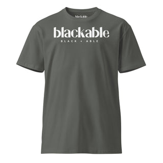 Logo T-shirt — Unisex | Dark | Blackable – Black-Owned Woman-Owned Fashion Tech