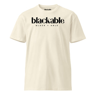 Logo T-shirt — Unisex | Light | Blackable – Black-Owned Woman-Owned Fashion Tech