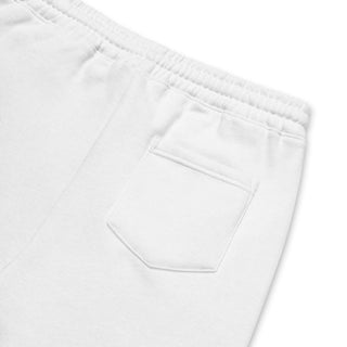 Blackable Fleece Shorts (White/Signature Logo)