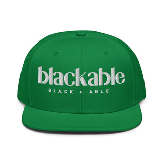 Blackable Snapback Hat (Green)