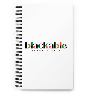 Blackable Spiral Notebook (Signature Logo)