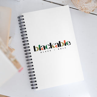 Blackable Spiral Notebook (Signature Logo)