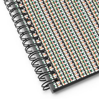 Blackable Spiral Notebook (Signature Pattern)