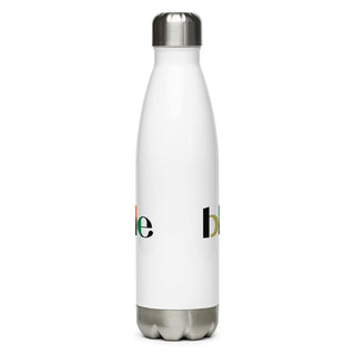 Blackable Stainless Steel  Water Bottle (White)