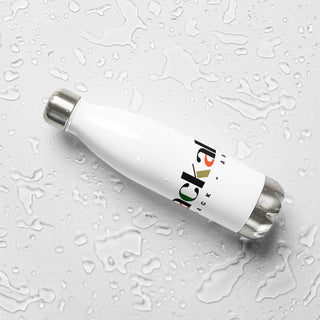 Blackable Stainless Steel  Water Bottle (White)