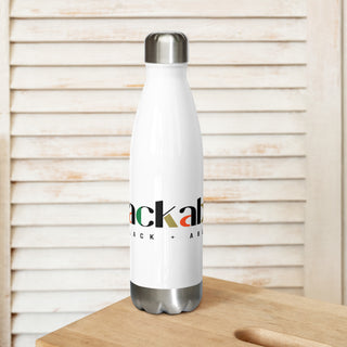 Blackable Stainless Steel  Water Bottle (White)