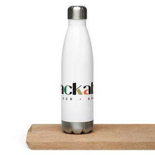 Blackable Stainless Steel  Water Bottle (White)