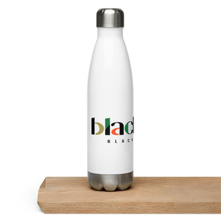 Blackable Stainless Steel  Water Bottle (White)