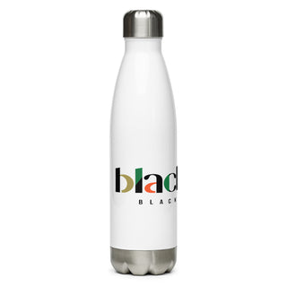 Blackable Stainless Steel  Water Bottle (White)