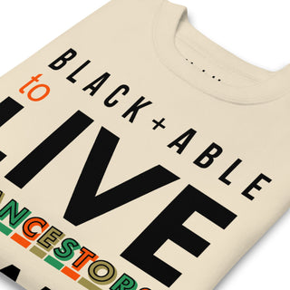 Unisex Premium Sweatshirt | Blackable – Black - Owned Woman - Owned Fashion Tech