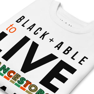 Unisex Premium Sweatshirt | Blackable – Black - Owned Woman - Owned Fashion Tech