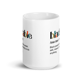 DEFINITION Glossy White Mug (Glossy White)