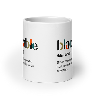 DEFINITION Glossy White Mug (Glossy White)