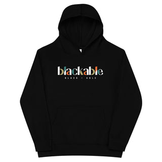 Youth Signature Logo Hoodie - Unisex Fit | Blackable – Black - Owned Woman - Owned Fashion Tech