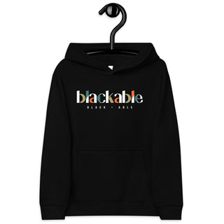 Youth Signature Logo Hoodie - Unisex Fit | Blackable – Black - Owned Woman - Owned Fashion Tech